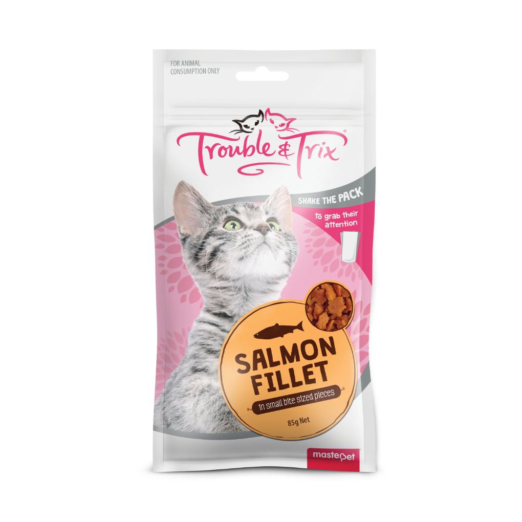 Trouble & Trix Salmon Fillet Cat Treat 85g - RSPCA VIC