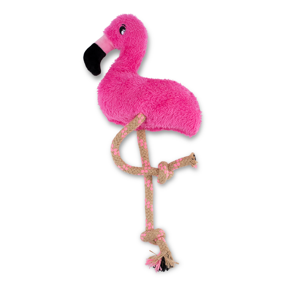 Beco Fernando The Flamingo Eco Friendly Dog Toy - RSPCA VIC
