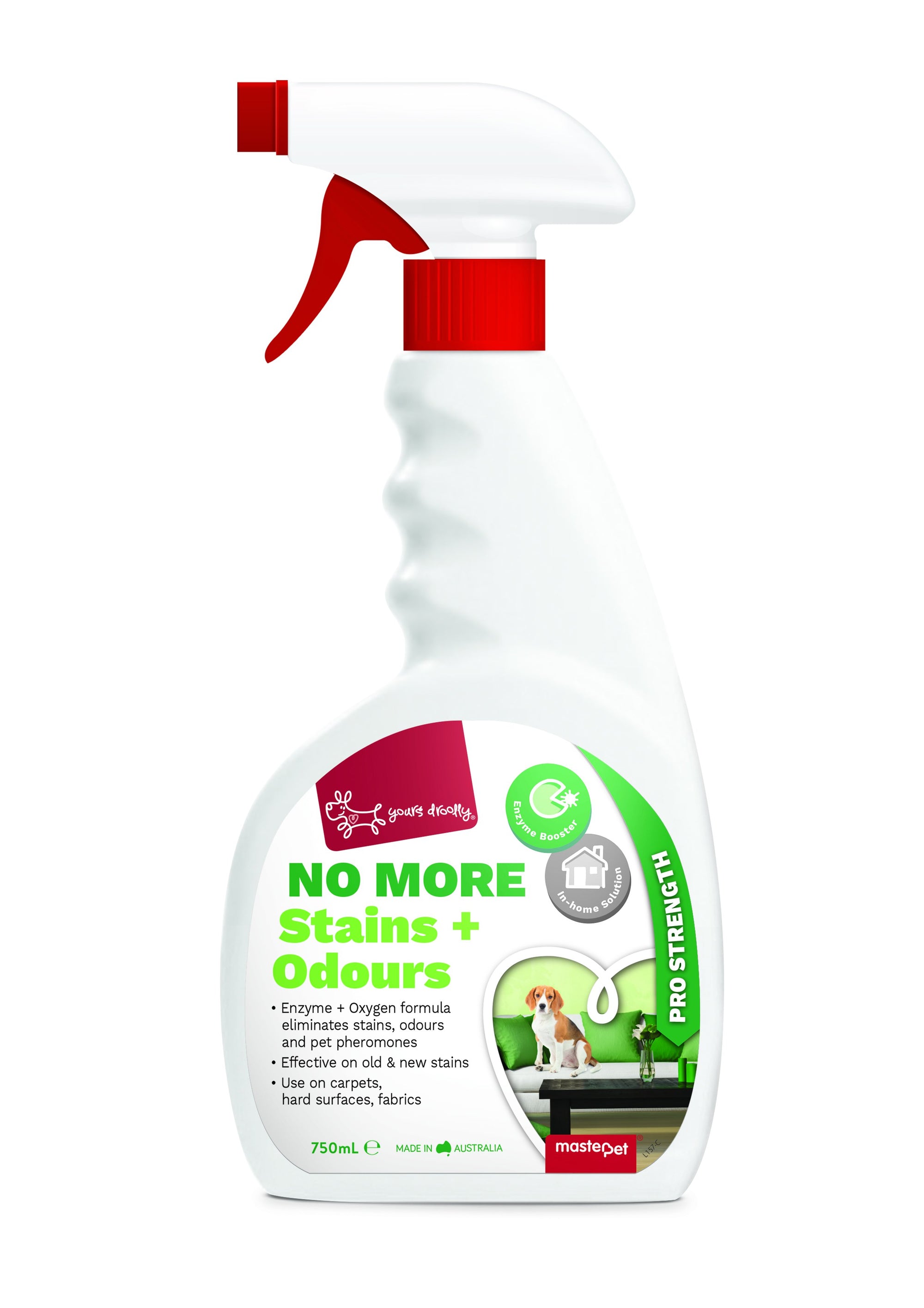 Yours Droolly No more Stain & Odour 750ml - RSPCA VIC