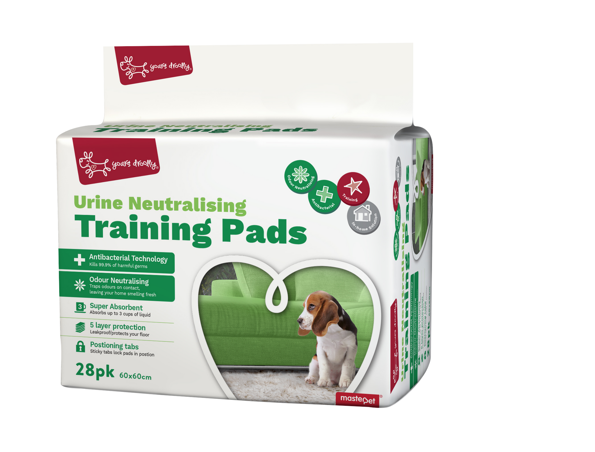 Yours Droolly Urine Neutralising Pads 28pk - RSPCA VIC