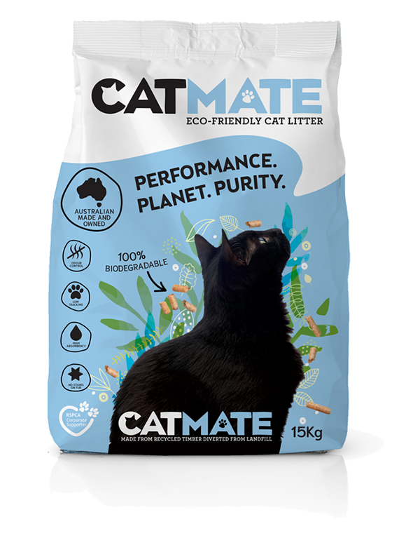 Catmate Cat Litter 15kg Wood Pellet Litter